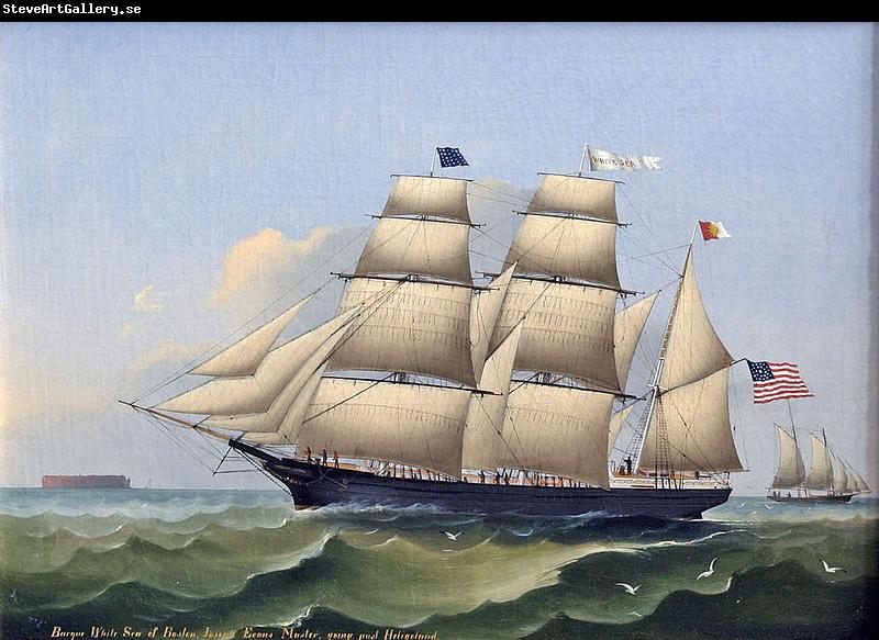 unknow artist Barque WHITE SEA of Boston